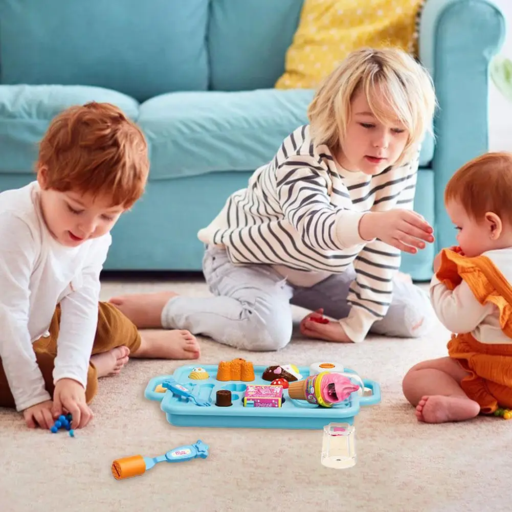 ของเล่นอาหารใหม่ ชุดของเล่นป้อนอาหารหมีน้อย จานอาหารเบนโตะ บทบาทสมมติ ของเล่นเสริมพัฒนาการเด็กเล็ก ของเล่นบทบาทสมมติในบ้าน ของขวัญสำหรับเด็ก