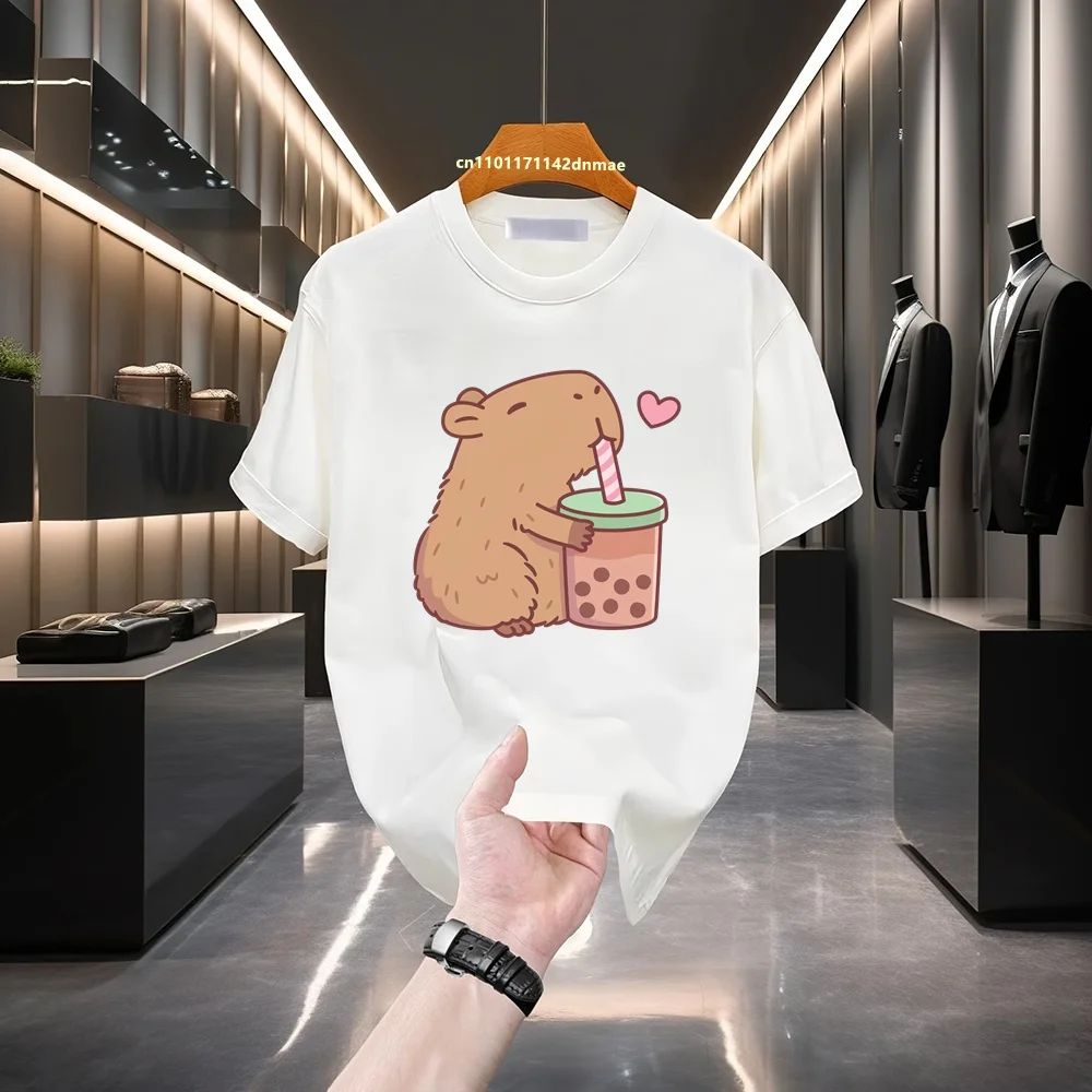 

Capybara T-shirts, Children's Comic Pattern T-shirts, Top Japanese T-shirt and Comic Designer Clothing in Harajuku