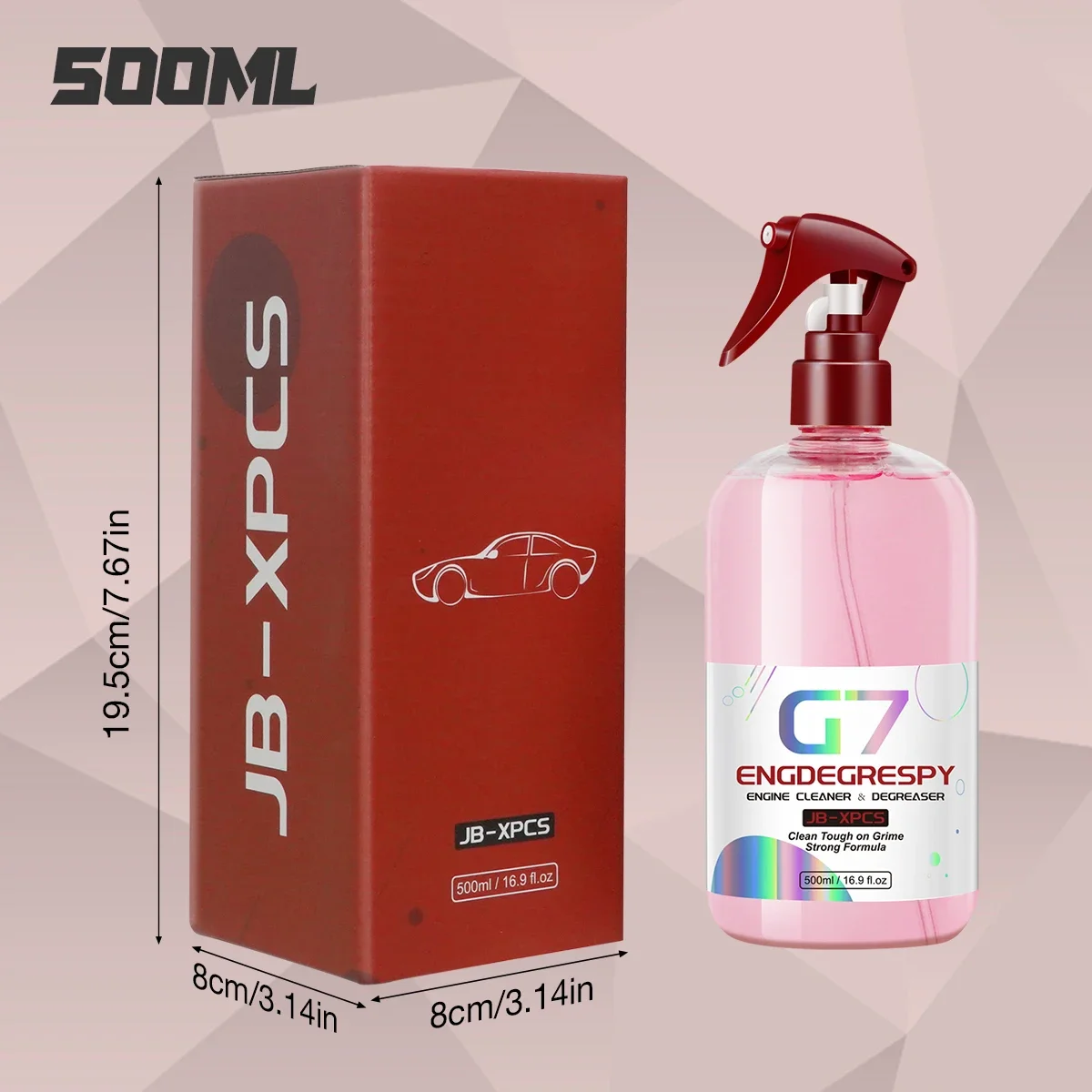 G7 Car Engine Bay Cleaner Powerful Decontamination for Engine Warehouse Cleaning Oil Dust Grease Remover Car Cleaning Product