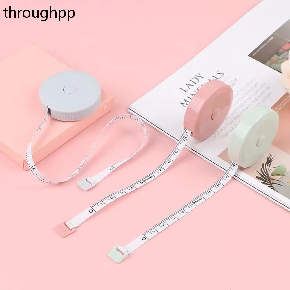 

150cm/60" Tape Measuring ruler Measures Portable Retractable Rulers Kids Student Height Centimeter Inch Roll Tapes Office Tool