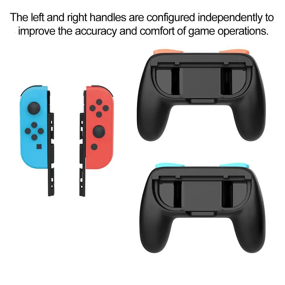2 個のグリップキット NS 2 ジョイパッドハンドグリップシェルコントローラーゲームパッドスタンドホルダーブラケット SWITCH 2 OLED 用