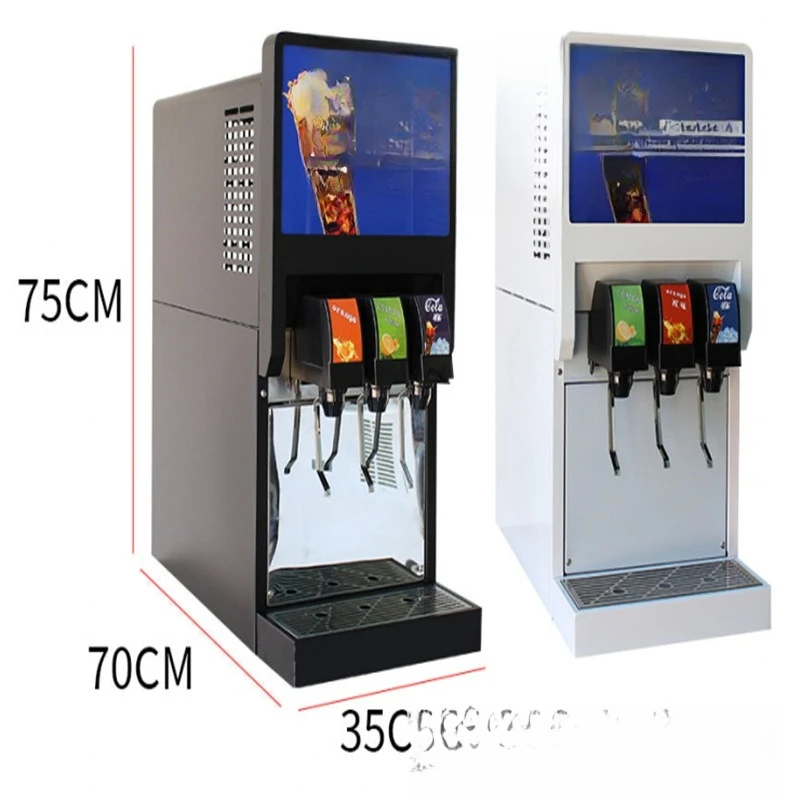 Commercial burger shop single and double valve cola machine, five or six valve syrup cold drink three or four valve now ad