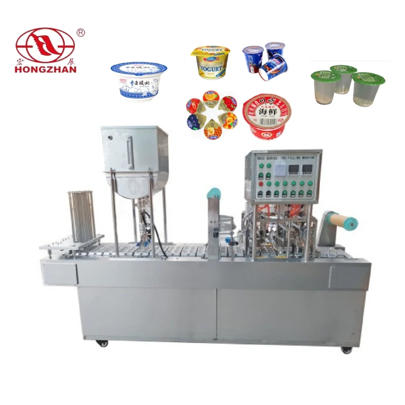 

Fully Automatic Filling Ice Cream Beverage Yogurt Chocolate Sauce Cup Sealing Machine