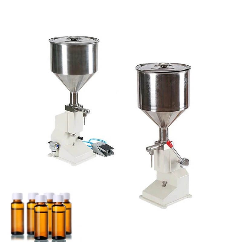 Pedal Filling Machine 10-100ml Automatic Manual Liquid/Oil/Shampoo/Honey/Detergent/Lotion Filling MachinePedal Filling Machine 1