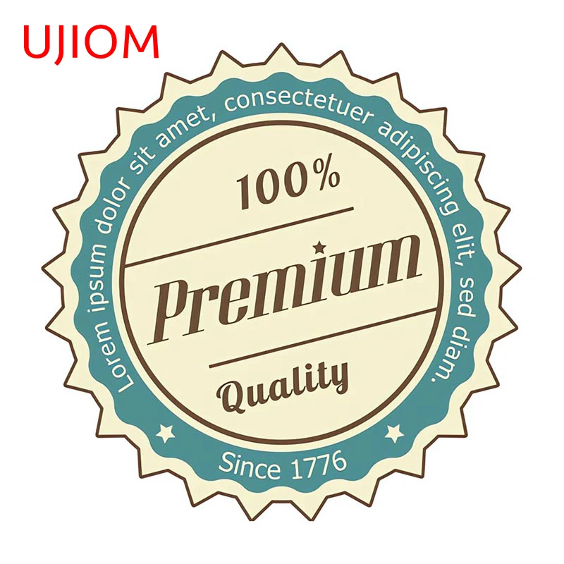 UJIOM 13cm X 12.9cm Premium Icon Wall Decal Home Decorate Stickers Waterproof Toilet Closestool Floor Decor Lift Staircase Vinyl