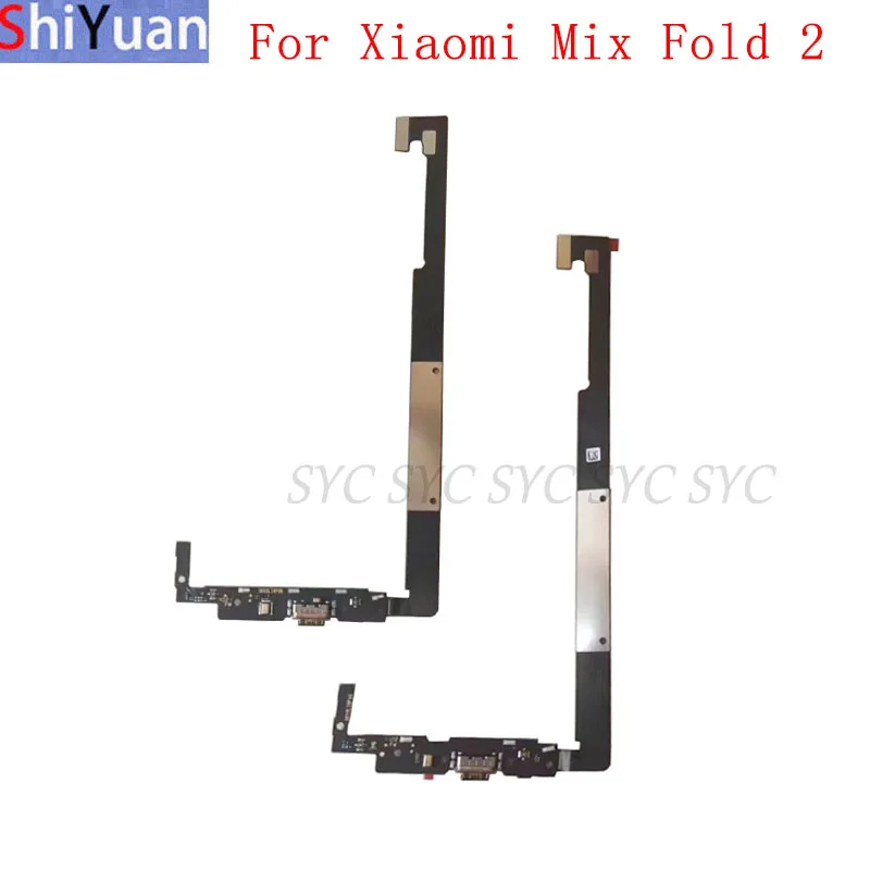 USB Charging Port Connector Board Flex Cable For Xiaomi Mix Fold 2 Charging Connector Replacement Parts