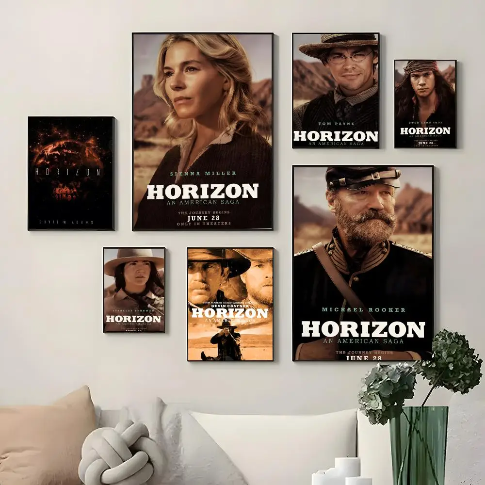 tv H-Horizon A-An A-American Saga Poster Waterproof HD Wall Art Decal Self-Adhesive Aesthetic Decor For Home Living