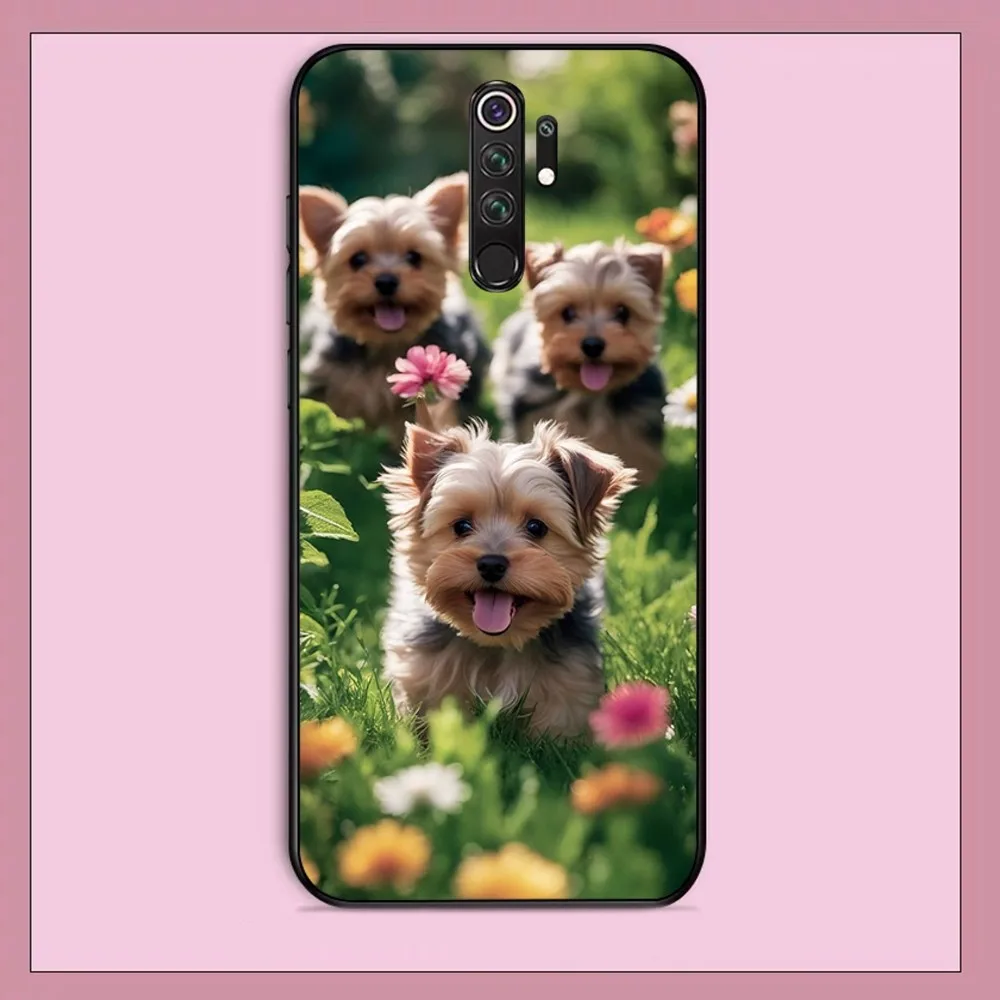 Coque de téléphone Yorkshire Terrier Dog pour Redmi, Note 4, X, 5, A, 6, 7, 8 T, 9, 9S, 10, 11, 11S, 11Epro, Casque M3 Pro