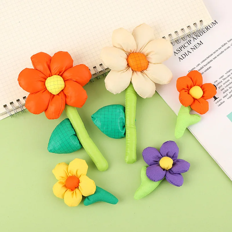 Broche de flores de tela hecho a mano, broches creativos coloridos