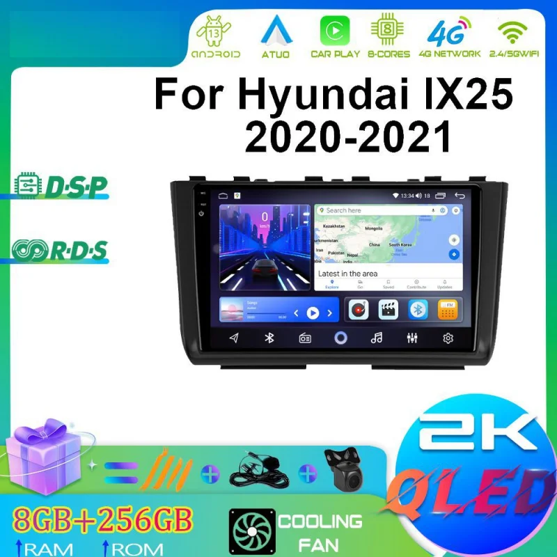

For Hyundai lX25 20-21 Car Intelligent Systems Android Car Player GPS WIFI Carplay 4G Car Radio Navigation Stereo Car Electronic