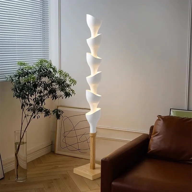 Italian designer modern creative torch floor lamp model room floor lamp