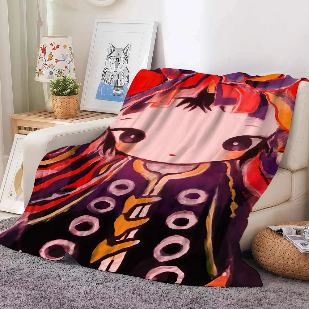 بطانية كرتونية من Singer Kikuo دافئة وناعمة مناسبة لغرفة النوم وغرفة المعيشة والأريكة والسرير والمكتب والسفر والتخييم #6