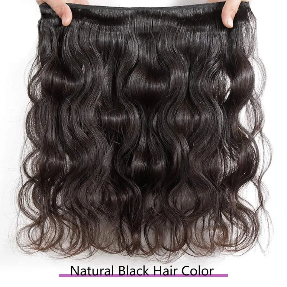 

Body Wave Bundles Human Hair Natural Black Brazilian Hair Weave Bundles Human Hair Extensions 2 3 4 PCS Bundles
