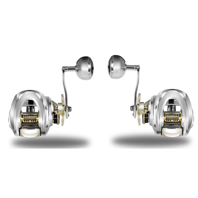 

Цельнометаллическая катушка для заброса корпуса, большая рыболовная катушка для глубоких сезонов, водонепроницаемая соленая вода