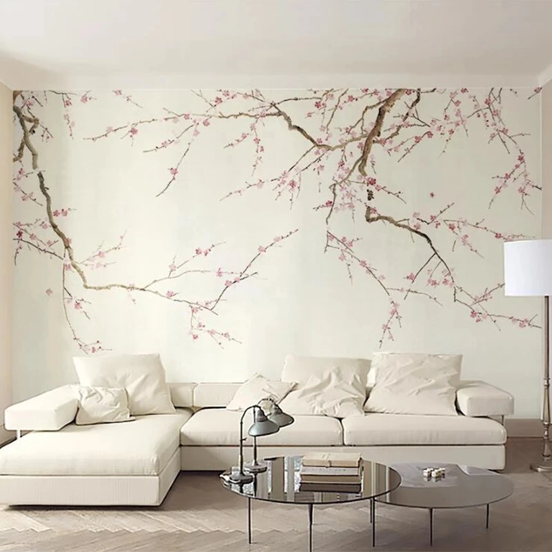 papel-de-parede-mural-personalizado-estilo-chines-pintado-a-mao-flor-de-ameixa-sala-de-estar-fundo-de-tv-quarto-restaurante-8d