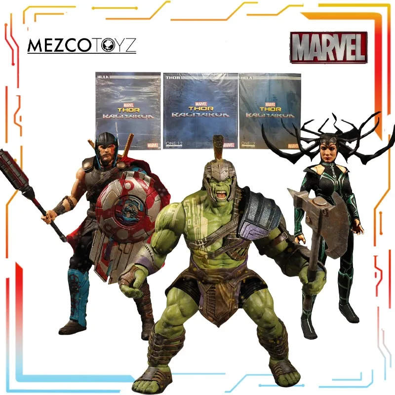 

MEZCO Original 1/12 Finished Product Movable Exquisite Figurine Series Thor: Ragnarok Anime Toys Model Festival Gift for Boys