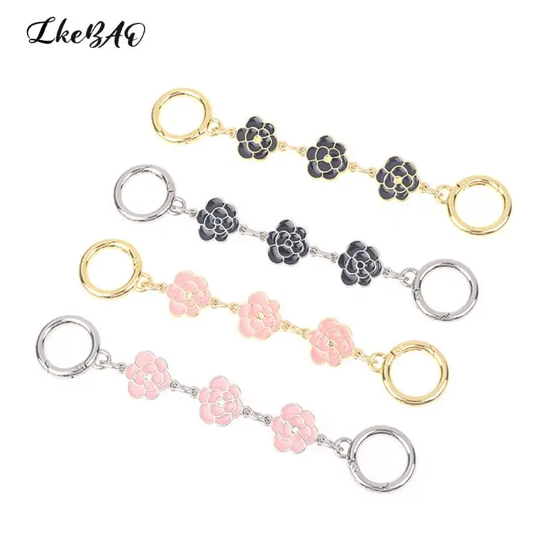 Bag Extension Chain Camellia Shape Hanging Replacement Chain For Purse Clutch Handbag Bag Chain Strap Extender Bag Accessories