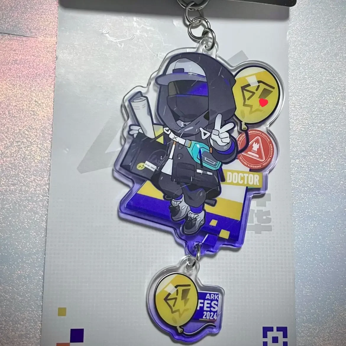 Акриловый брелок для косплея Arknights, ремешок для мобильного телефона, автомобильный брелок, аксессуары