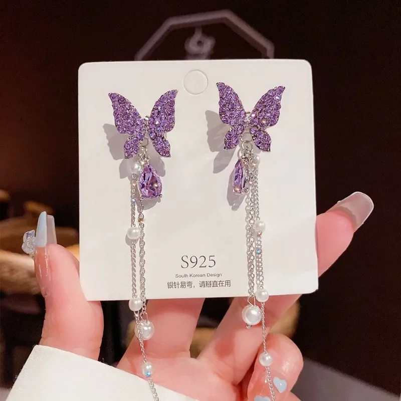 

Vintage Alloy Rhinestone Earrings Women's Daily Accessories Earrings Light Luxurious Atmospheric Bridal Earr Stud 2025 Christmas