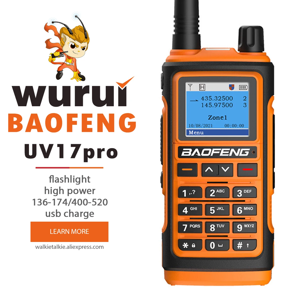 newest latest baofeng uv17pro walkie talkie talkie ham radio long range talkie-walkie  communicator Amateur pmr UHF VHF 10km