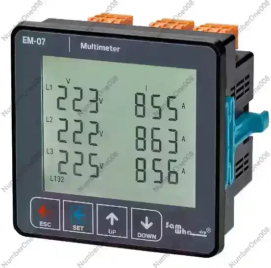 

3-Phase Energy Analyzer and Multimeter TPM-04SH-XXD, 3P4W Power Meter for Industrial Electrical Measurement