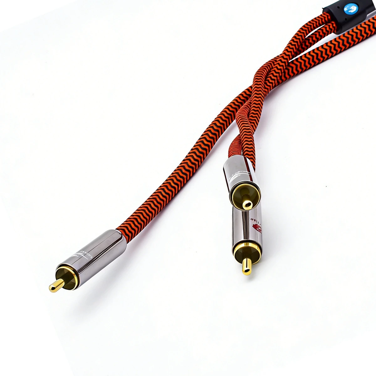Cavo Subwoofer audiofilo cavo da RCA a Dual RCA Splitter Y per Mixer Audio Amp Soundbox 1:2 cavo Audio RCA 1M 2M 3M 5M 8M 10M