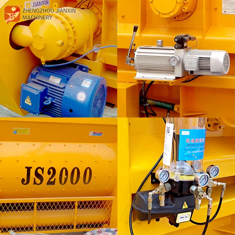 JS2000 Miscelatore per calcestruzzo Funzionamento stabile Lunga durata