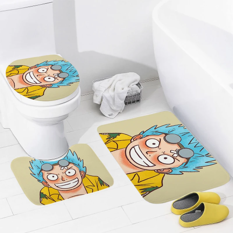 home bathroom floor mats Anime animal style Bath Foot mat modern bathroom accessories rug Toilet mat Bathtub anti-slip carpet