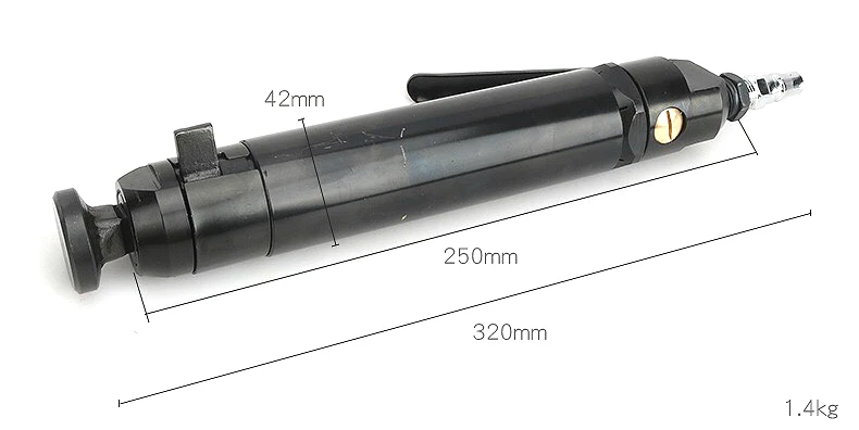 TY65319  Air Needle Scaler for Powering off Scale, Rust and More. 19 Hardened Steel Needles 4600 BPM Deburr