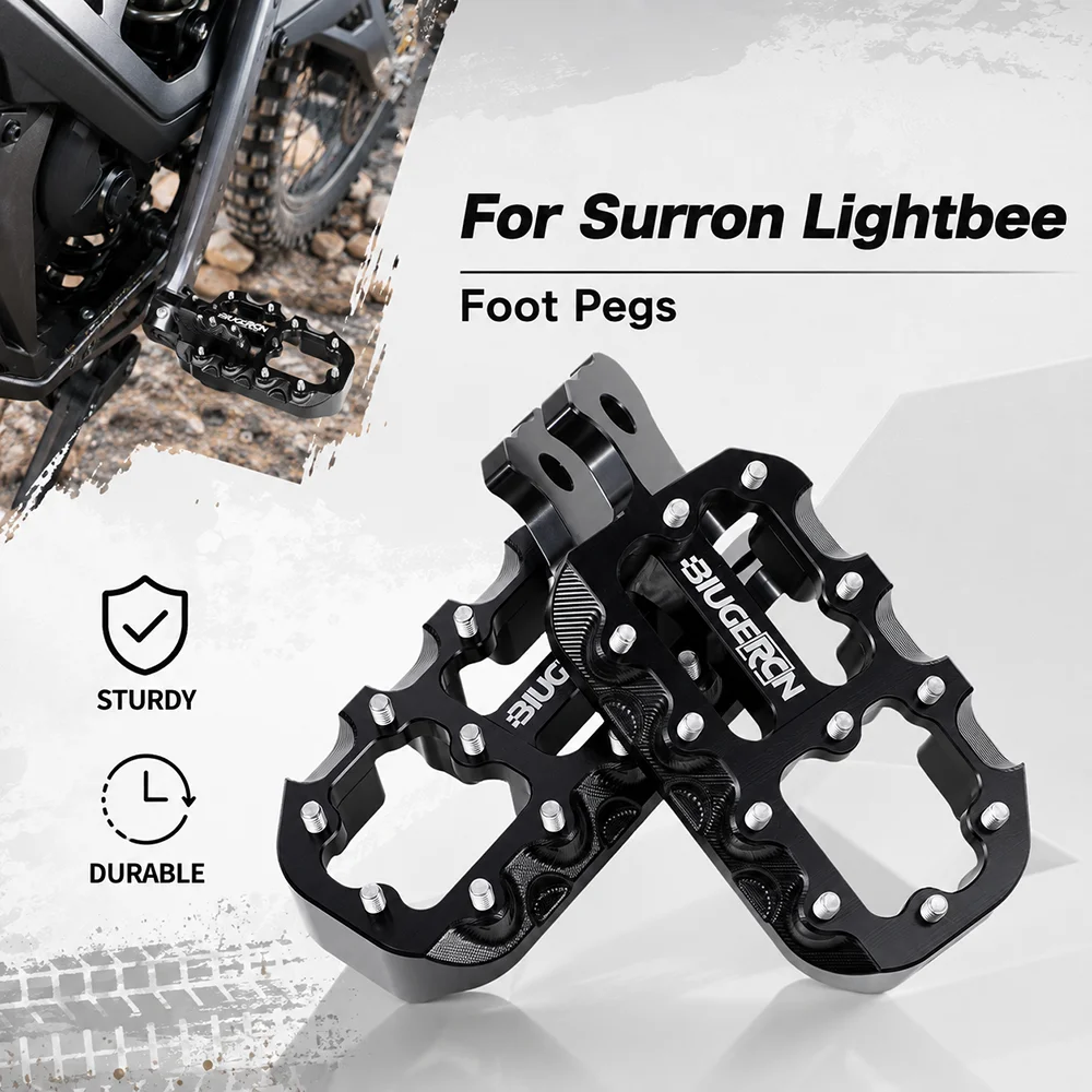 Für Surron Lightbee Segway X260/ X160 Fußrasten Pedale Elektrische Pit Dirt Bikes Motorrad Zubehör E-Bikes Aluminium Motocross