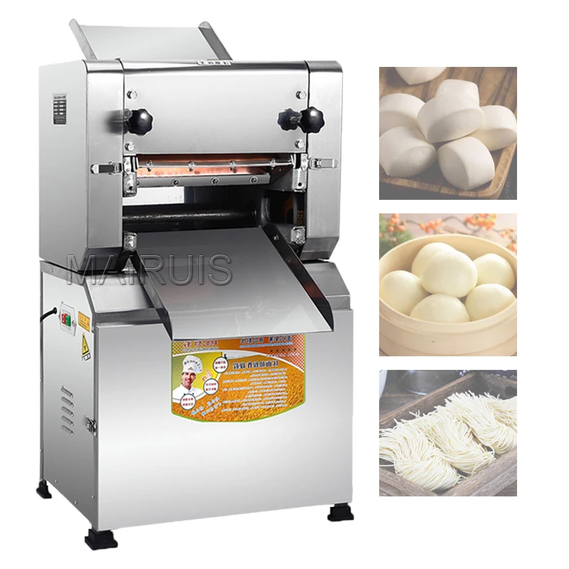 Máquina elétrica de prensa de macarrão comercial máquina de corte de prensa de macarrão fresco