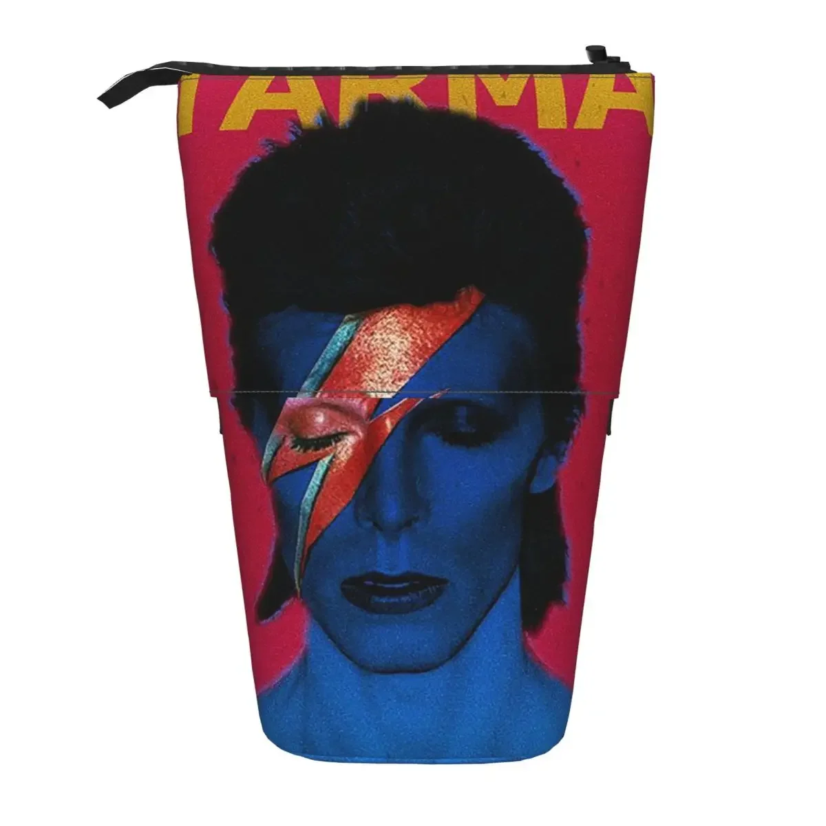 Davids Bowied Reversible Pencil Case for Kids Gifts Pen Box Pencil Bag Stationery Supplies Pen Holder Bag