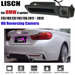 For BMW 4 series F33 F83 F32 F82 F36 Coupe EVO MUG 2017 ~ 2020 HD Night Visioin Car Rear View Reverse Handle Camera