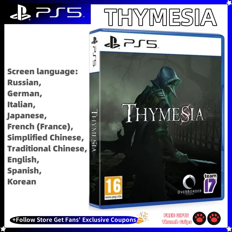 

Playstatio5 PS5 Genuine NEW Game CD Thymesia Playstation5 Game Card Ps5 Games Deal Thymesia