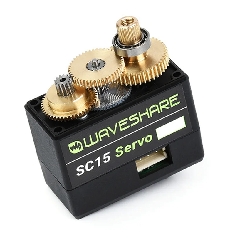Servo Waveshare SC15 de 17Kg, conmutación de modo Dual, Servo de Bus serie programable de alto par para construir un programa de robot