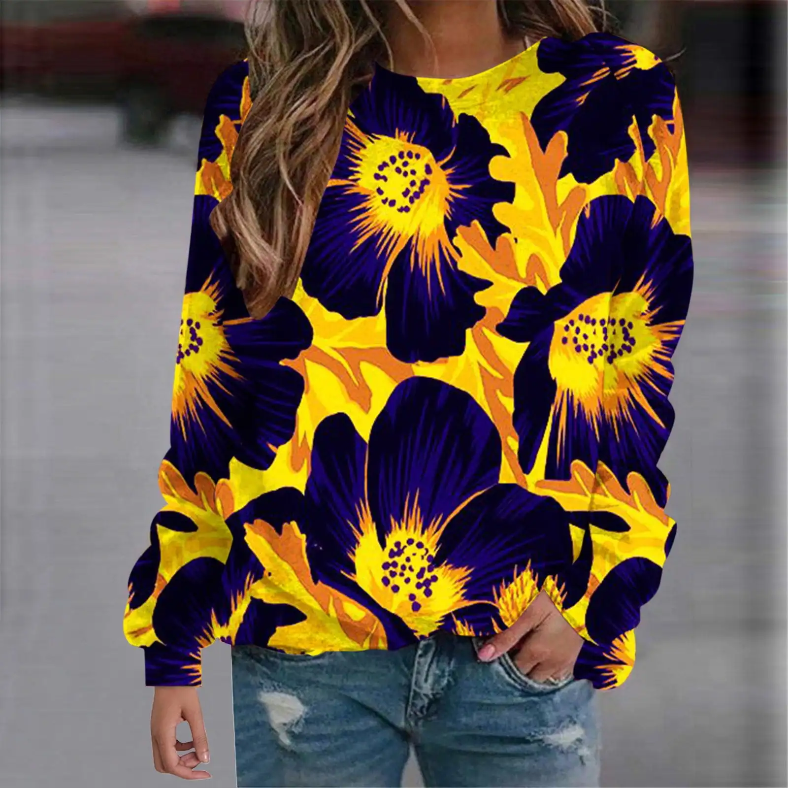 Autumn Sweatshirts Leopard Floral Flower 3D Print Hoodies Women Fashion Hoodie Oversized Pullovers Harajuku Tops Woman Clothing