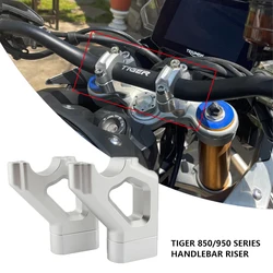New Handlebar Riser Clamp For Triumph Tiger 800 900 Explorador 1200XR 2012-2020 heighten 12-32mm Chrome Aluminum accesorios moto