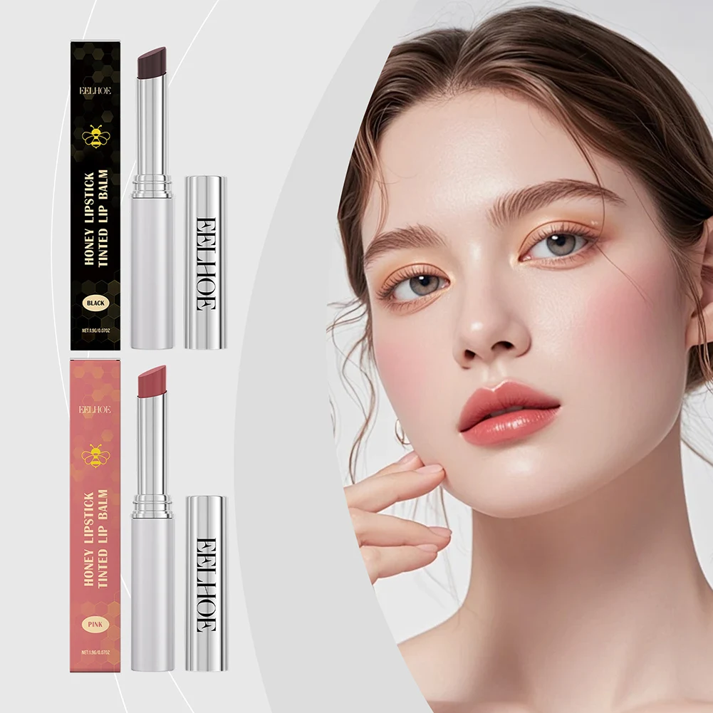 

Увлажняющее средство для губ Bam, масло для губ с наполнением медом, увлажняющая медовая помада, долговечная увлажняющая натуральная губная помада для женщин и девочек