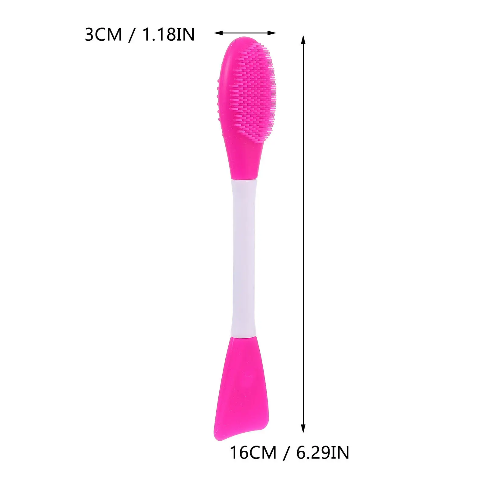 1Set Multi Functional Silicone Mask Brush with Dual Heads for Precise Face Care Application Soft on Skin Easy Rinse Reusable - view 5