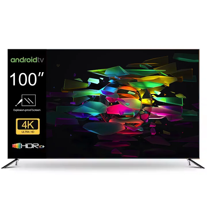 

ЖК-телевизор по заводской цене Smart 4K LED TV Full HD с плоским экраном 24 110 дюймов 32 40 43 50 55 65 75 80 85 86 98 100 110 дюймов