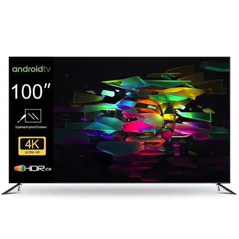 TV LCD precio de fábrica Smart 4K LED TV Full HD televisión de pantalla plana 24 110 pulgadas 32 40 43 50 55 65 75 80 85 86 98 100 110 pulgadas