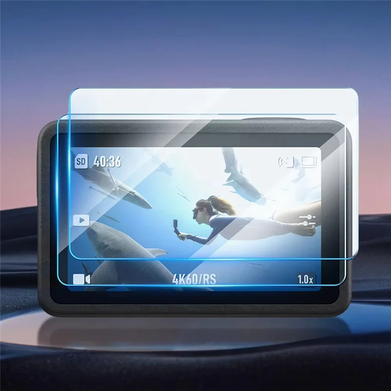 SQPP-для DJI Osmo Action 5 Pro, крышка объектива камеры, HD закаленное стекло, защита экрана, твердость 9H, защита от царапин