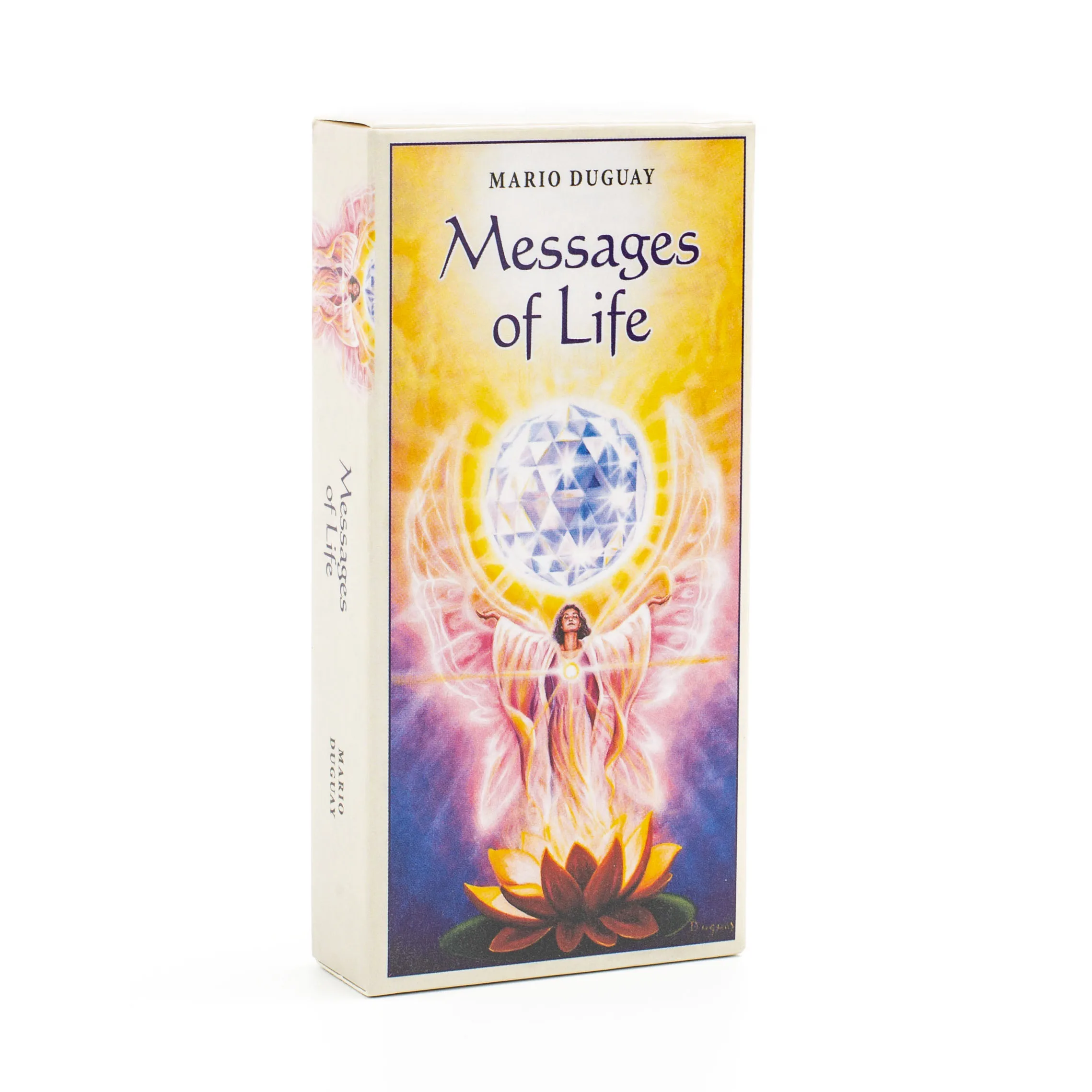 Messages Of Life Tarot Board Game 54 Pcs English Playing Cards for Party and Family Fun 11.3*4.5cm