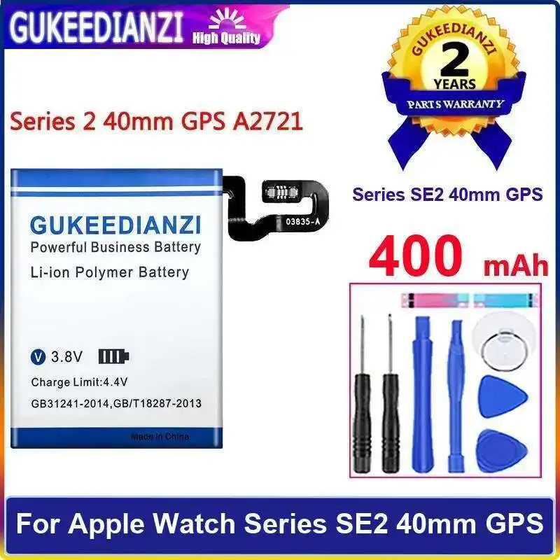 

Аккумулятор для часов Apple Series SE2, 40 мм, GPS, долговечный, 400 мАч