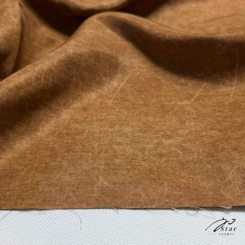 Rayon Silk Fabric Yellow Brown - Sewing Tweed Fabric review and price