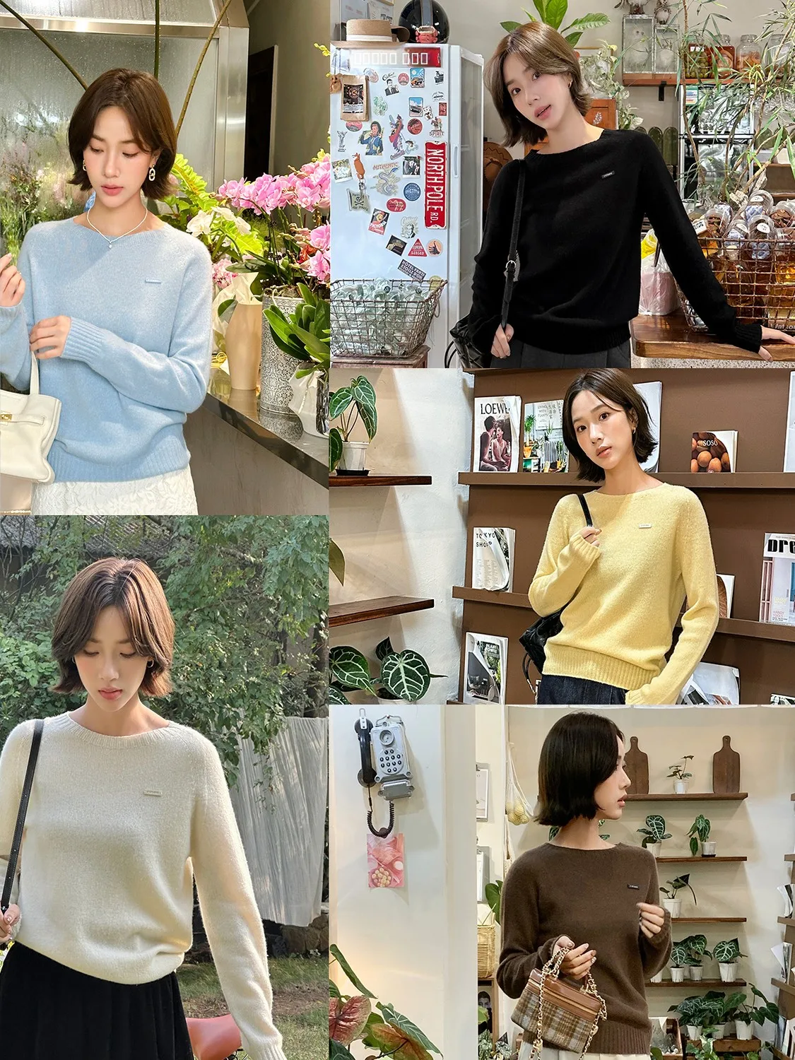 

Soft CP Korean Sle Pure Color round Ne Women's Sweater 2025 New Small Size Versatile Woolen Knitwear