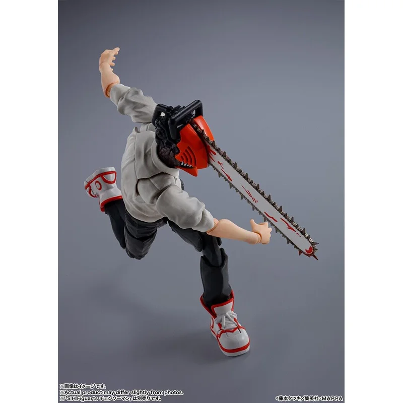 Originele Bandai S.H.Figuarts Kettingzaag Man Denji 15Cm Actiefiguur Anime Model Verzamelbaar Speelgoed Cadeau