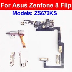 For Asus Zenfone 8 Flip ZS672KS Camera Flipping Lifting Motor Vibrator Flex Camera Flipping Connection Board Flip Rolling Buckle