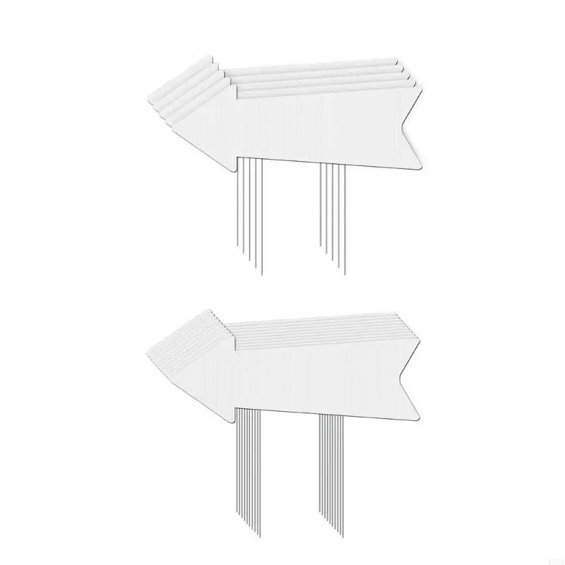 

Творческий сад Пустые дорожки Маркер Металлический пластиковый кол для наружного украшения