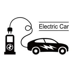 Car Stickers Electric Car Funny Cartoon Pattern Exterior Parts Sticker Decals Accessories PVC Stylish, Cover Scratches Cute,